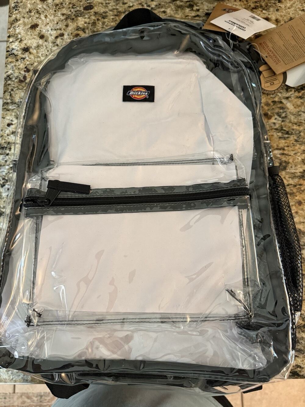 Dickies Clear Backpack Clear - New